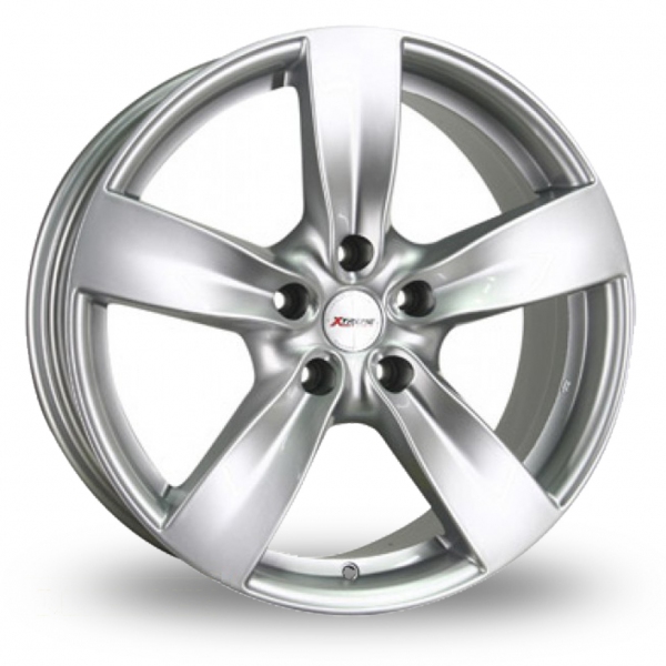18  Inch  Xtreme  X70  Silver  5  Spoke  Alloy  Wheels