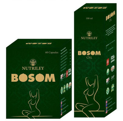 Bosom Breast Ayurveda Oil & Capsules for Women