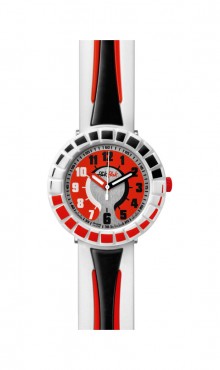 Swatch  ALL  AROUND  BLACK  &  RED  ZFCSP006  Watch