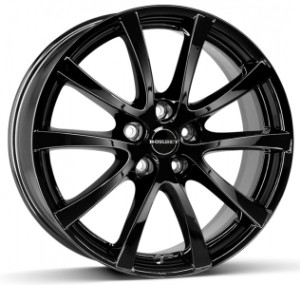 Borbet Alloy Wheels  LV4 - 15 Inches Black Glossy (100 x 4)