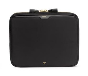 Anya Hindmarch Black Nylon Ipad Cover