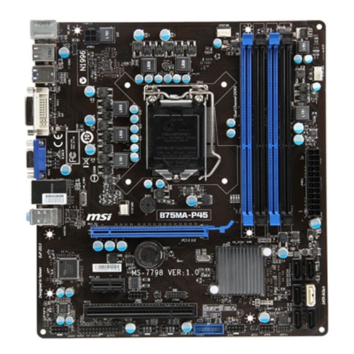 MSI B75MA-P45 Motherboard