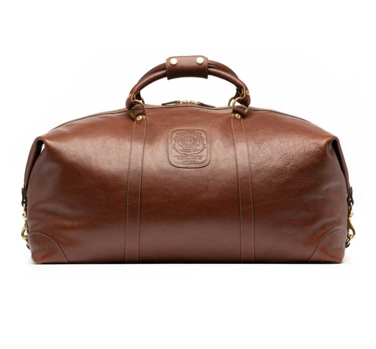 Cavalier III No. 98 Vintage Chestnut Leather Luggage Bag