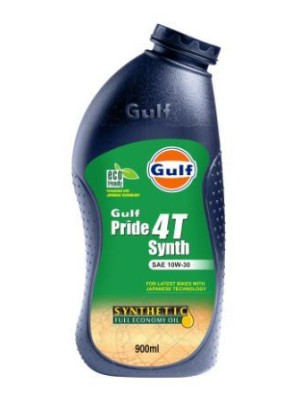 Gulf Pride 4T Synth 10W-30 Synthetic Engine Oil for 4-Stroke bikes