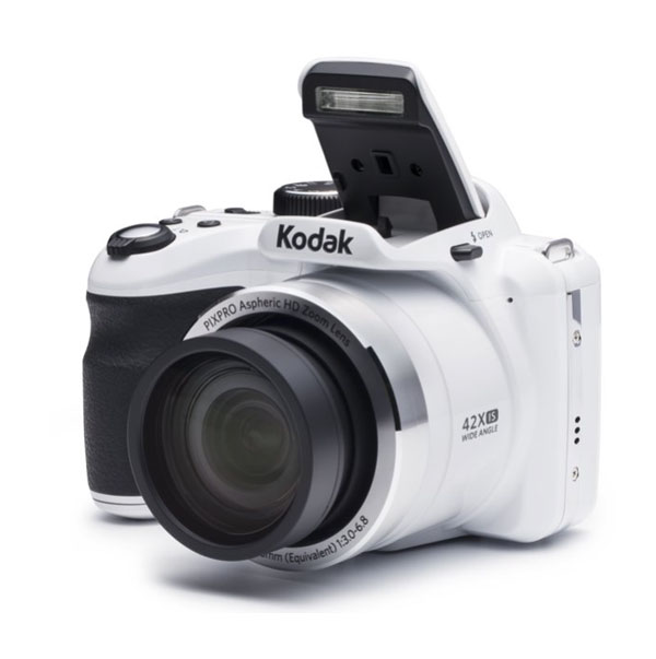 KODAK PIXPRO AZ421 Bridge Digital Camera - 16MP 42X Optical Zoom HD720p (White)