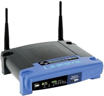 Cisco Linksys WRT54GL Wireless-G Broadband Linux (Black & Blue)