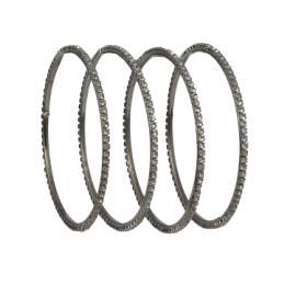 Noor (HI-1048-s Silver) Bangles