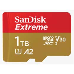 SanDisk 1TB Extreme UHS-I Micro SD Memory Card Flash drive