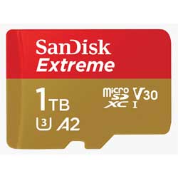 SanDisk 1TB Extreme UHS-I Micro SD Memory Card Flash drive