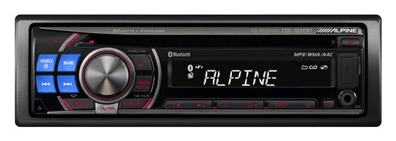 Alpine CD Head Unit CDE-103EBT