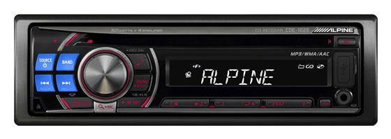 Alpine CD Head Unit CDE-102E