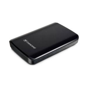 Transcend 500GB StoreJet 25D2 Portable Hard Drive - Black