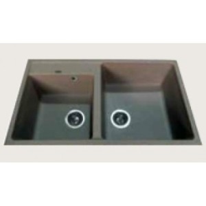 Futura Natural Quartz FS3320NQ Double Bowl Kitchen Sink