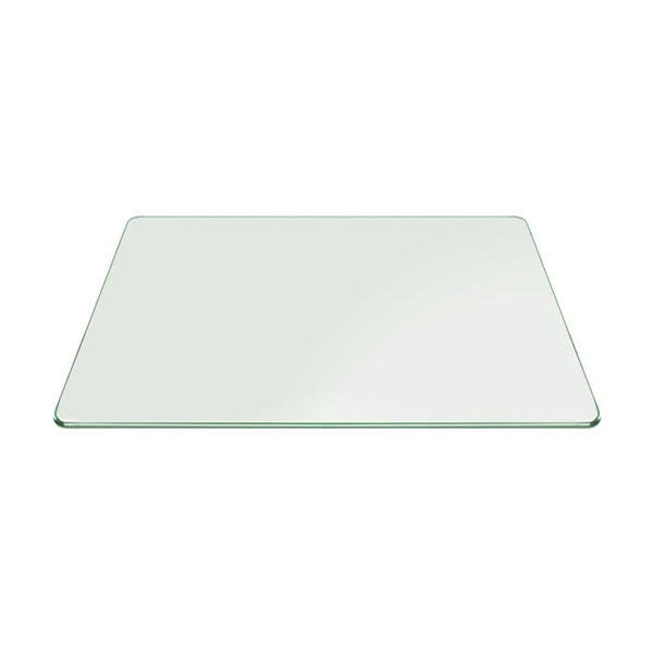 Ivo Glass - Dining table top clear 
 toughened glass - 72x36 Inches