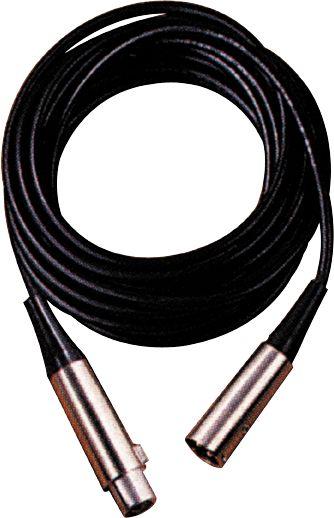 Shure C100J Microphone Cable - Chrome XLR connectors