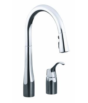 Kohler Simplice pull-down kitchen sink faucet - K-647 