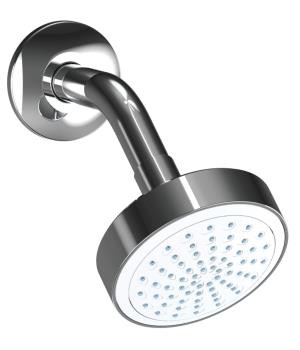 Kohler Geometric Single Function Showerhead with Showerarm and Escutcheon - K-45429IN 