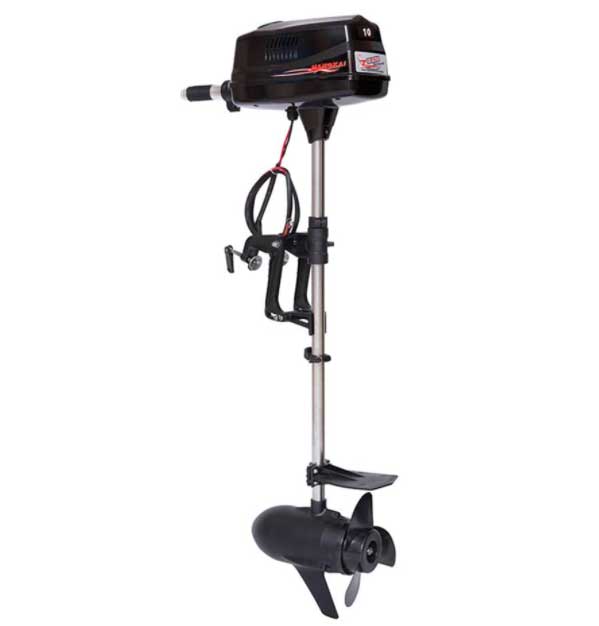 Hangkai 10 HP Electric Outboard Motor Boat Engine 2200W Electric Start Marine Motor Propeller