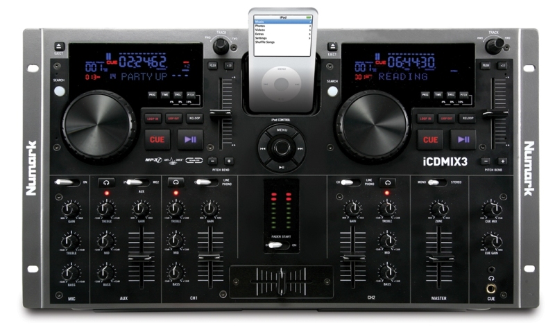 Numark iCDMIX3 Dual CD/MP3 System