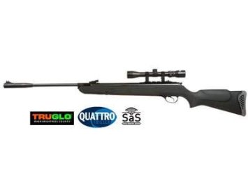 Hatsan 125 Air Rifle, Black Synthetic Stock Air Gun 