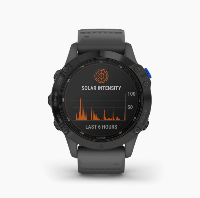 Garmin fenix 6 Pro Solar Black with Slate Gray Band