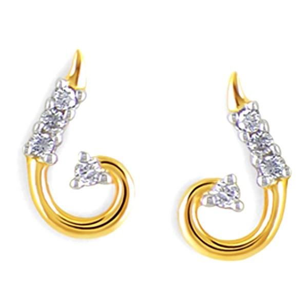 Gili GEL192 Ear ring 18KT Y Gold 1.24