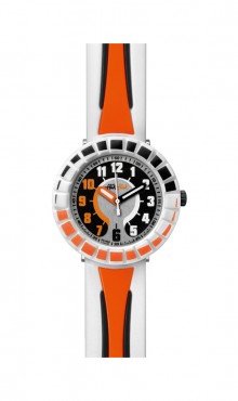 Swatch  ALL  AROUND  ORANGE  &  BLACK   ZFCSP008   Watch