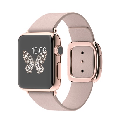 Apple Watch Edition 38mm 18-Carat Rose Gold Case with Rose Grey Modern Buckle Smart watch