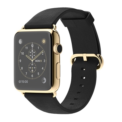 Apple Watch Edition 42mm 18-Carat Yellow Gold Case with Black Classic Buckle Smart watch