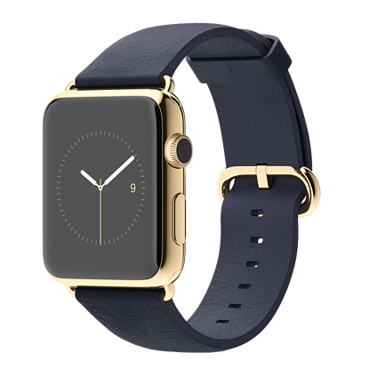 Apple Watch Edition 42mm 18-Carat Yellow Gold Case with Midnight Blue Classic Buckle Smart  Watch