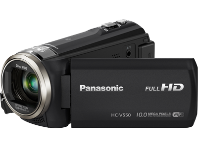 Panasonic V550: Full HD WiFi Enabled 50X Stable Zoom Camcorder