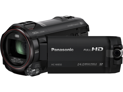 Panasonic W850: Twin Recording HD Camcorder 