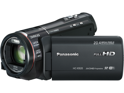 Panasonic X920: 3MOS Ultrafine Full HD Video Camcorder