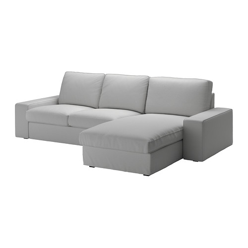 IKEA  KIVIK  Two-Seat  Fabric  Sofa and  Chaise  Longue