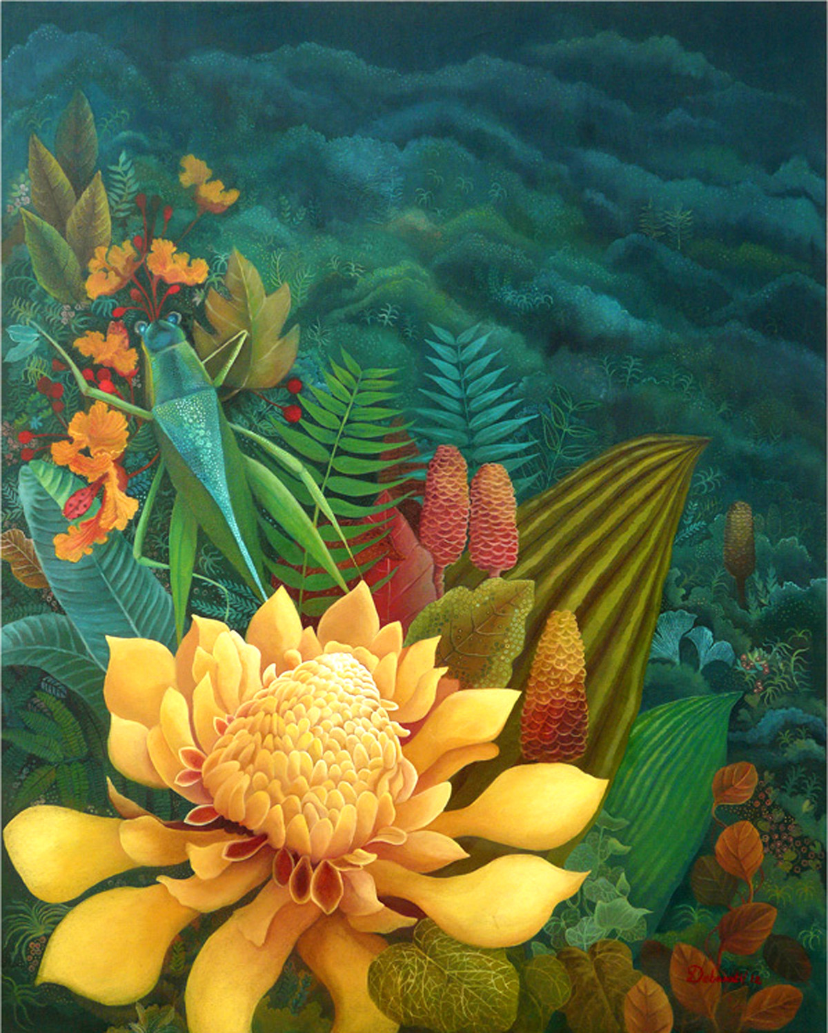 Nature2 - Oil paining by Debarati RoySaha