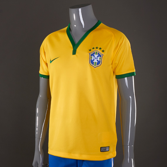 Nike Brazil World Cup 2018 Home Stadium Kids Jersey