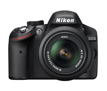 Nikon 24.7 Mega pixels D3200 DSLR