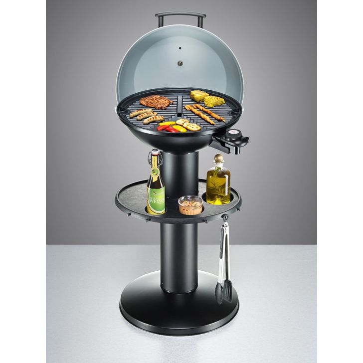 Rommelsbacher Stand Grill With Hinged Cover