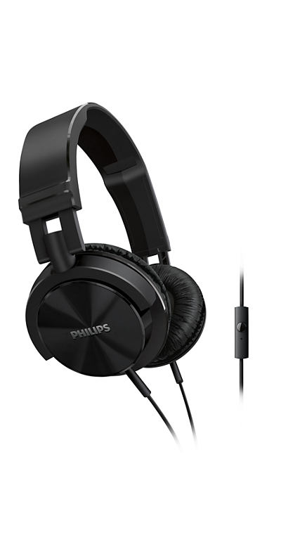 Philips SHL3005 DJ monitor style Headphones with mic