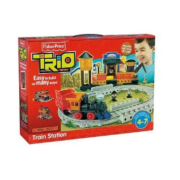 Fisher Price Trio Train Station Building Set RC Toys