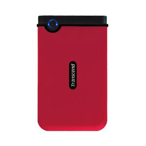 Transcend 500GB StoreJet 25 Mobile Portable Hard Drive - Red