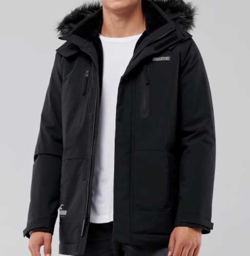 Hollister Winter Parka with hood for men / boys