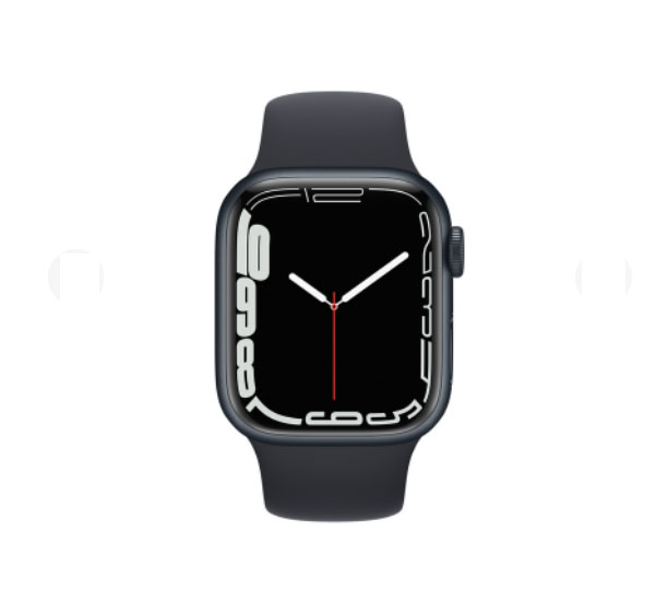 Apple Watch Series 7 (GPS) 41mm Midnight Aluminium Case with Midnight Sport Band