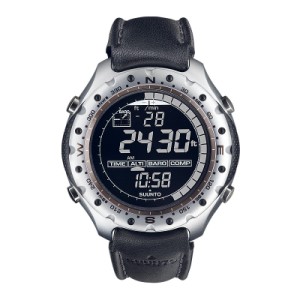 Suunto x-lander black with leather strap outdoor unisex watches
