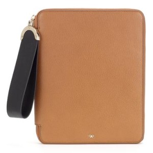 Anya Hindmarch Tan Capra Seymour Ipad Case