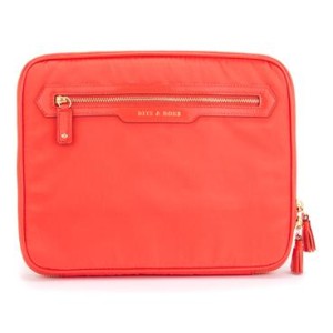 Anya Hindmarch Coral Nylon Ipad Cover