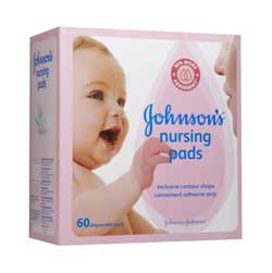 Johnsons Nursing Breast Pads 60 disposable pads