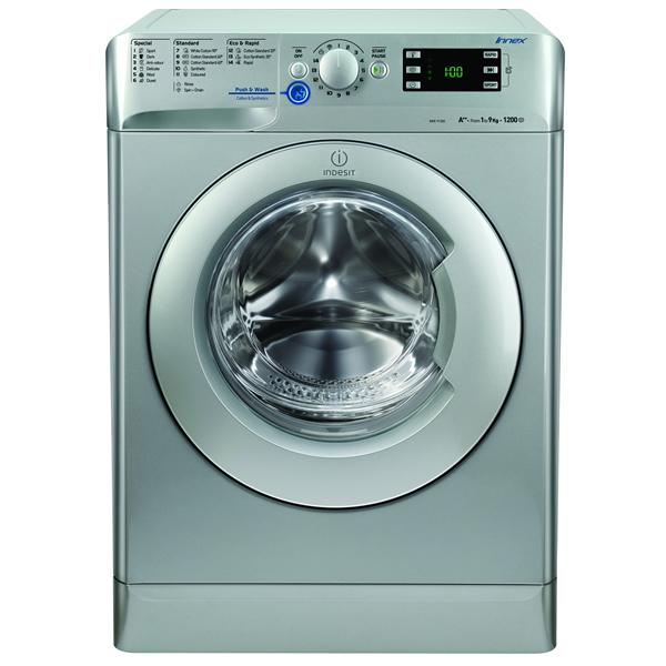 Indesit XWE91282XS Innex 1200 Spin 9kg Washing Machine