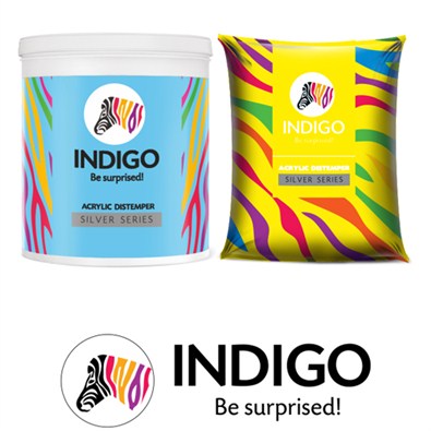 Indigo Paints Distemper Silver Series