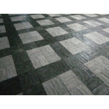 Interlock Tiles-Double Color (White And Black)